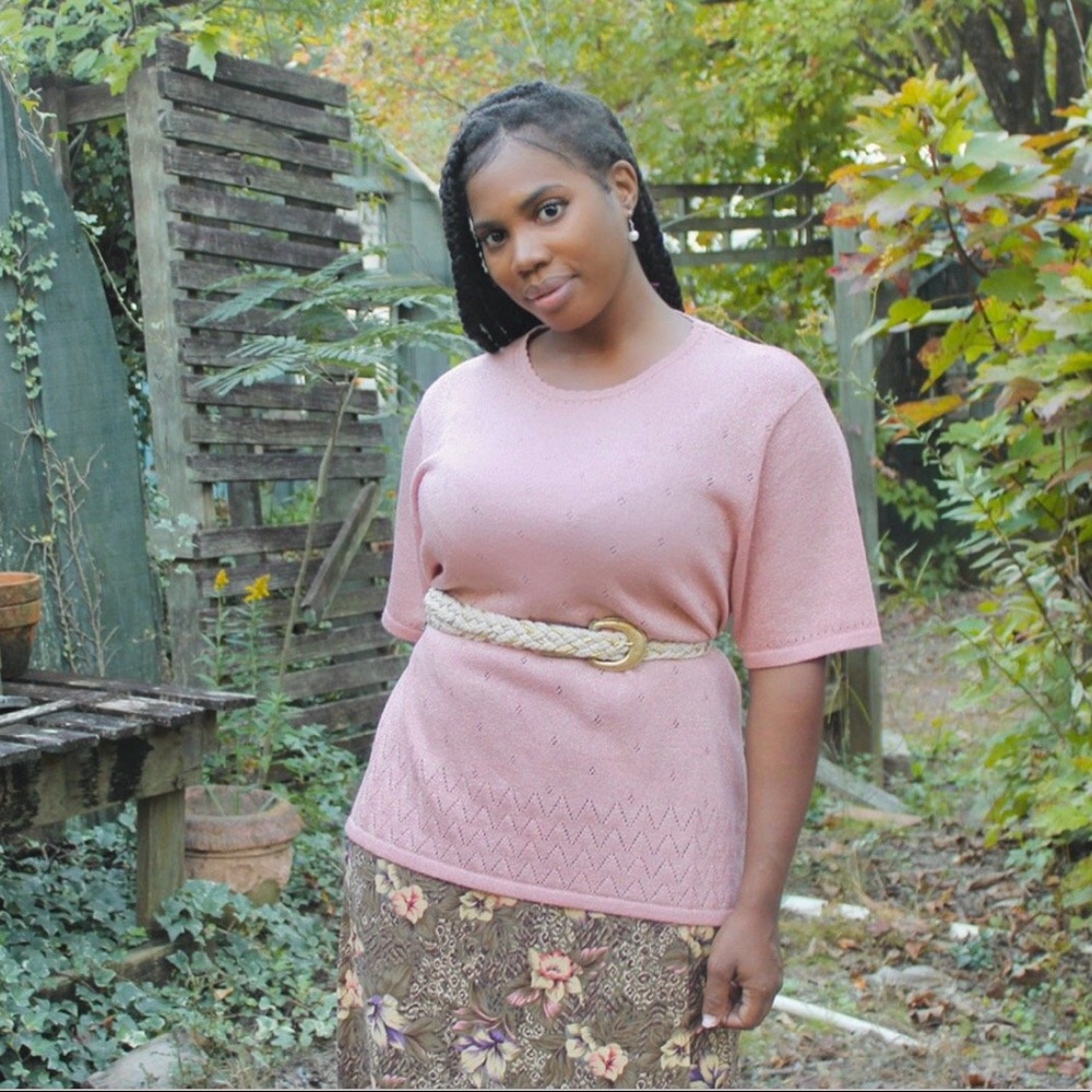 Vintage 1980's Pink Sweater